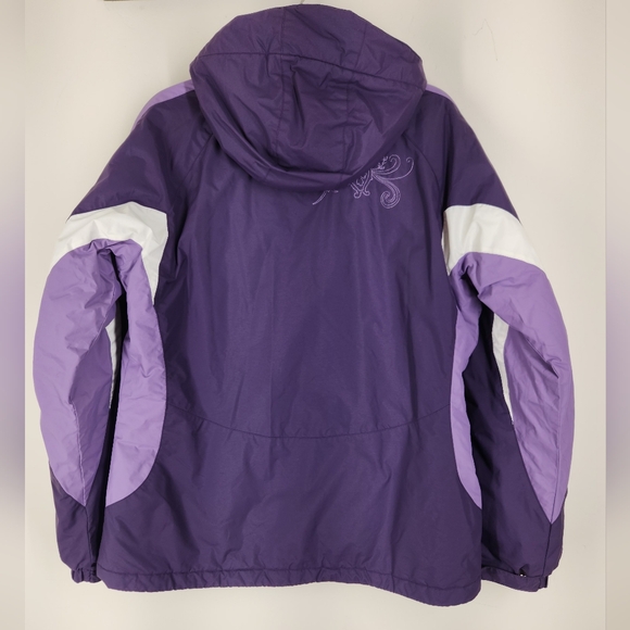 Columbia Waterproof Women's Purple Jacket Size XL. #A13 - Picture 3 of 16